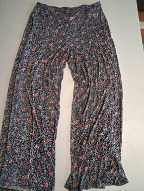 Cato Women's Floal Palazzo Pants Size Large